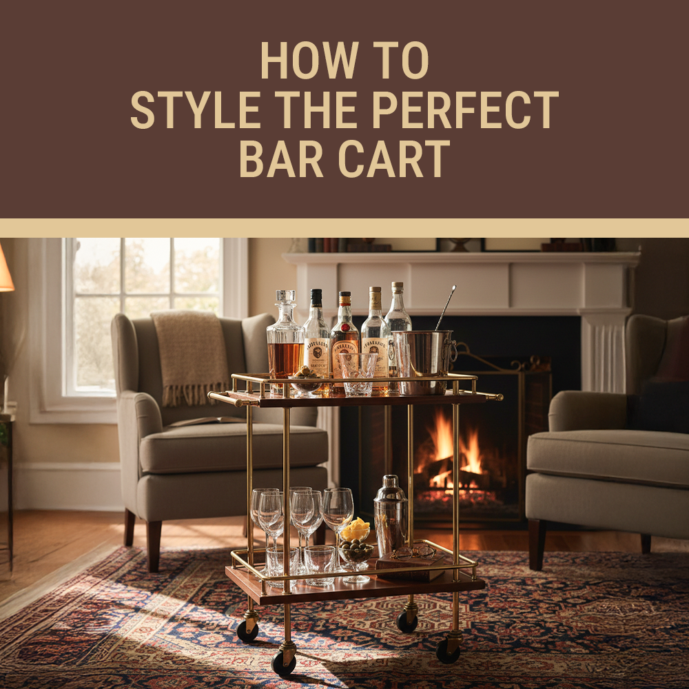 How To Style The Perfect Bar Cart