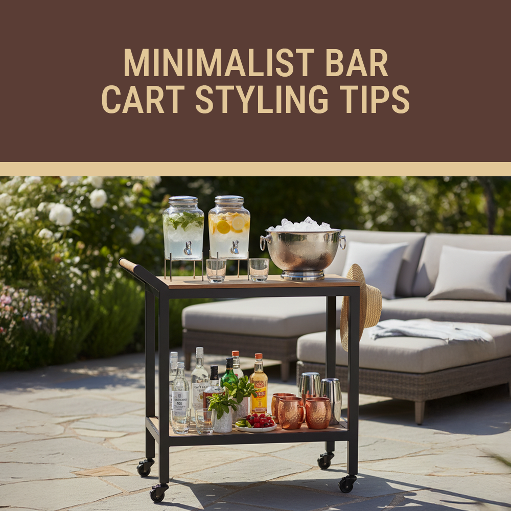 Minimalist Bar Cart Styling Tips